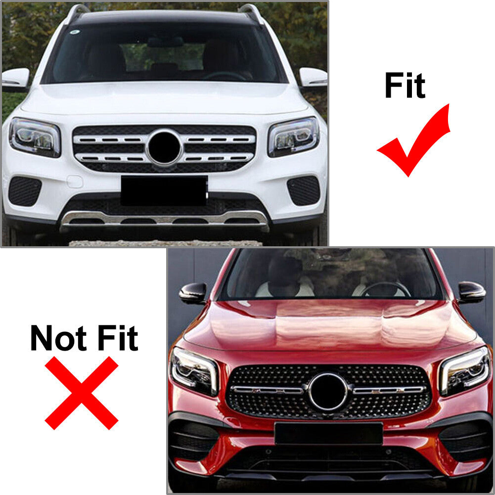 Fit for Benz GLB Class W247 X247 GLB250 2019-2022 GTR Style Front Bumper Hood Grille