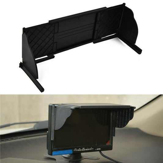 Black GPS Sunshade Lens Hood Anti-Glare Car Navigation Protective Case for 8-inch GPS Navigation Lens