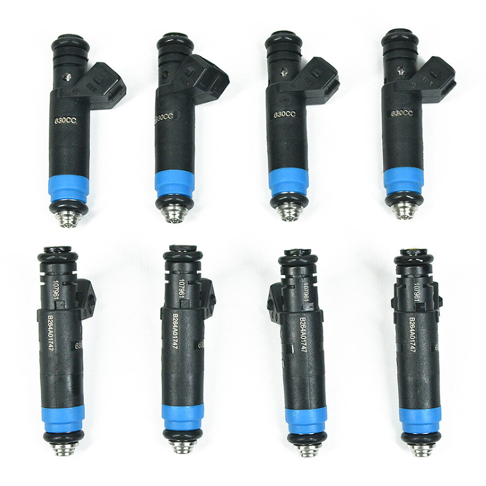 8X 60lb Fuel Injectors for SIEMENS DEKA LS1 LS6 for Mustang 5.0 630cc
