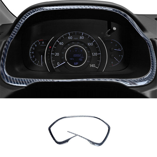 Carbon Fiber Instrument Panel Border Cover Trim for Honda CRV CR-V 2012-2016