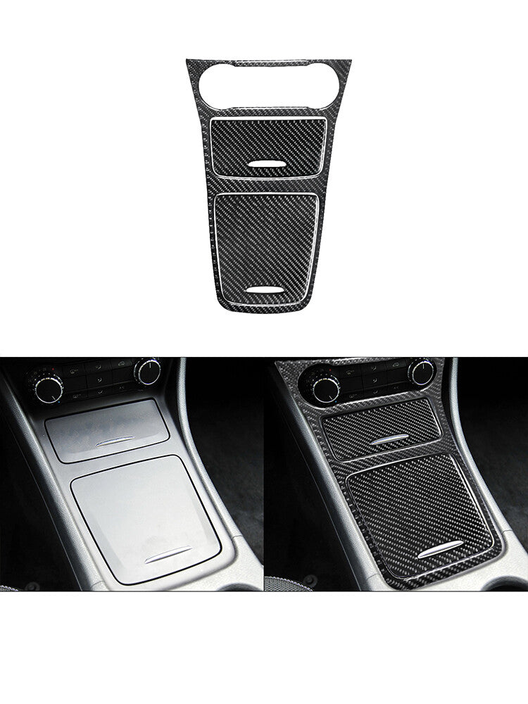 3Pcs Central Control Trim Cover for Mercedes Benz CLA 2014-2018/GLA 2015-2018