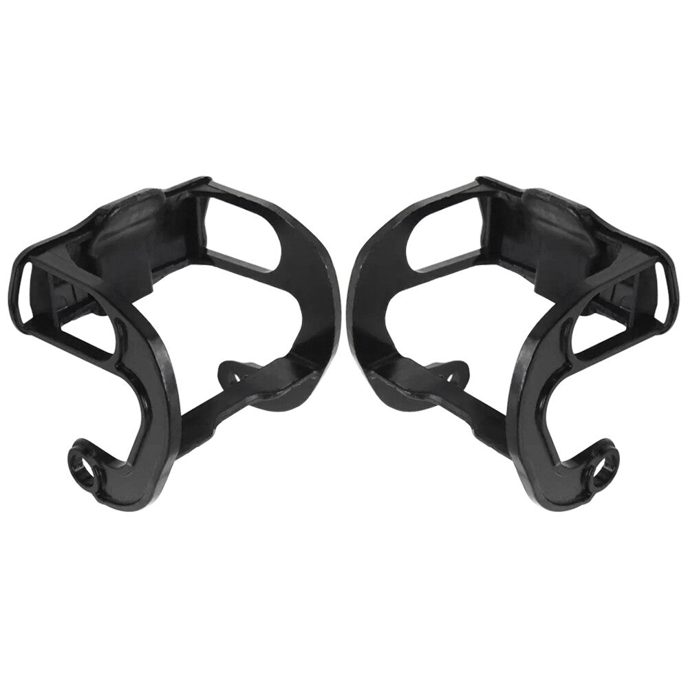 Pair For 2012-2015 F06 F12 F13 6 Series Black Headlight Washer Nozzle Bracket