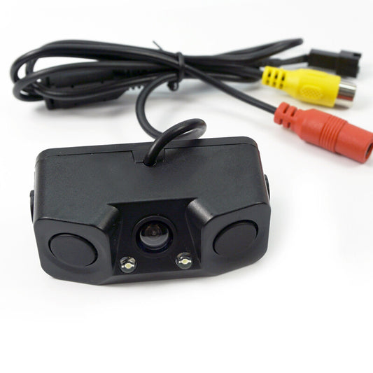 3-in-1 Car SUV Park Reverse Radar Sensor Rearview Backup Camera Assistant