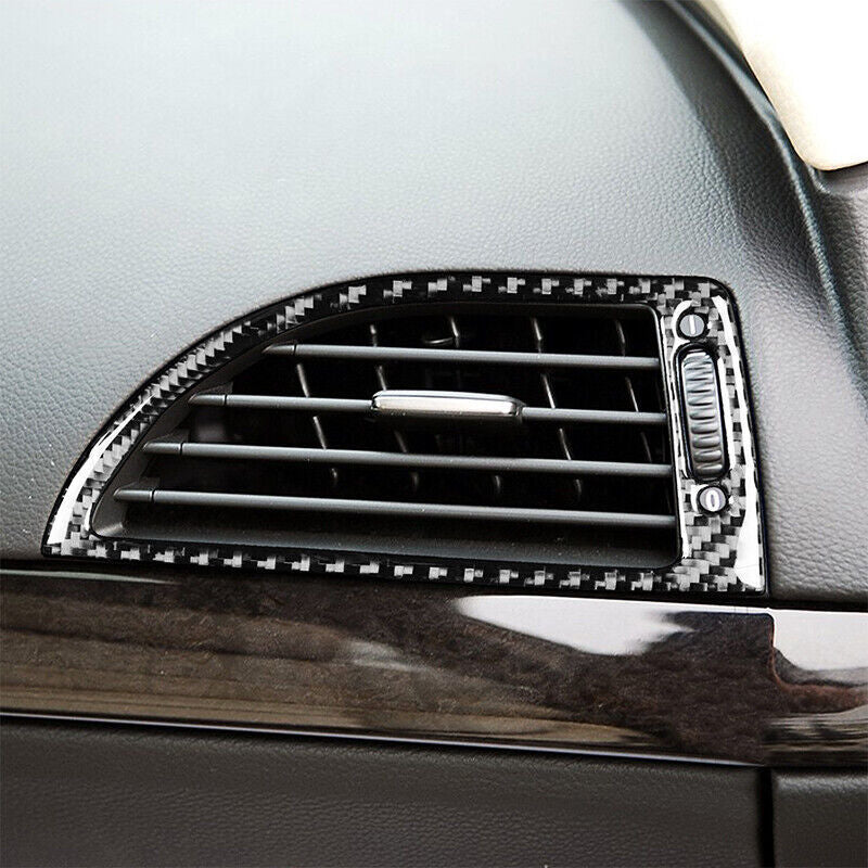 carbon fiber automotive air vent socket cover decoration for BMW 6 Series E63 E64 04-10