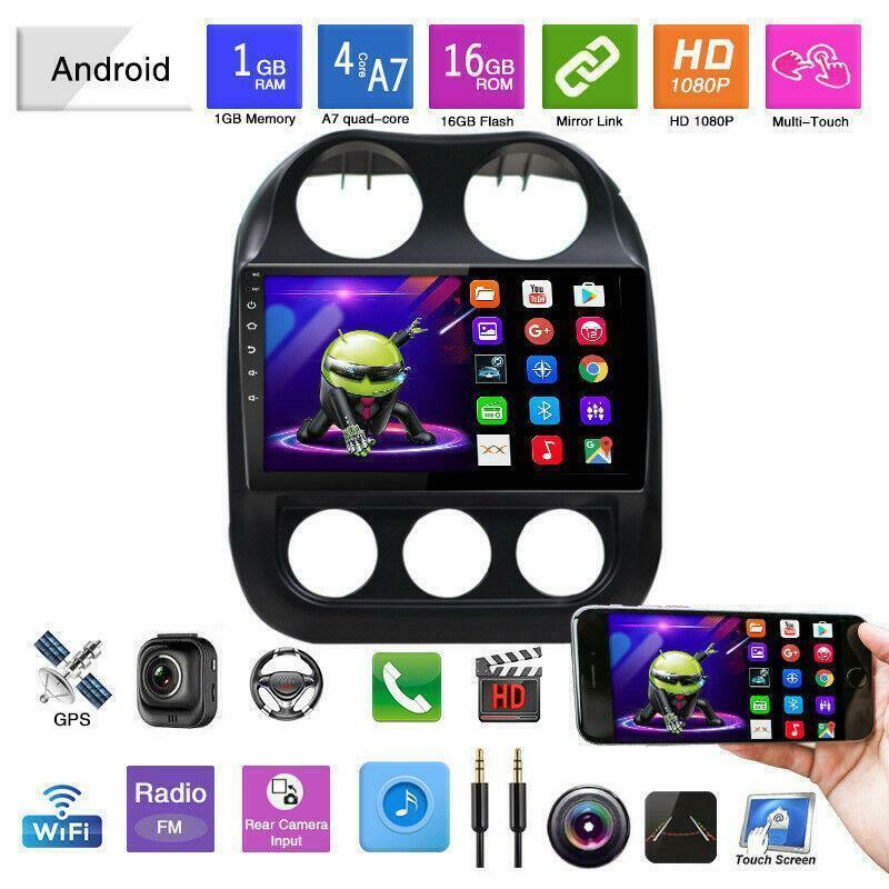 10.1 Android 10.1 Car Stereo Radio MP5 GPS Navi FM Fit for Jeep Compass 10-2016