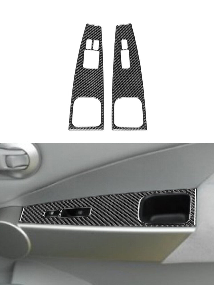 2Pcs Front Window Switch Button Trim Cover for Nissan Quest 2004-2006 Type A