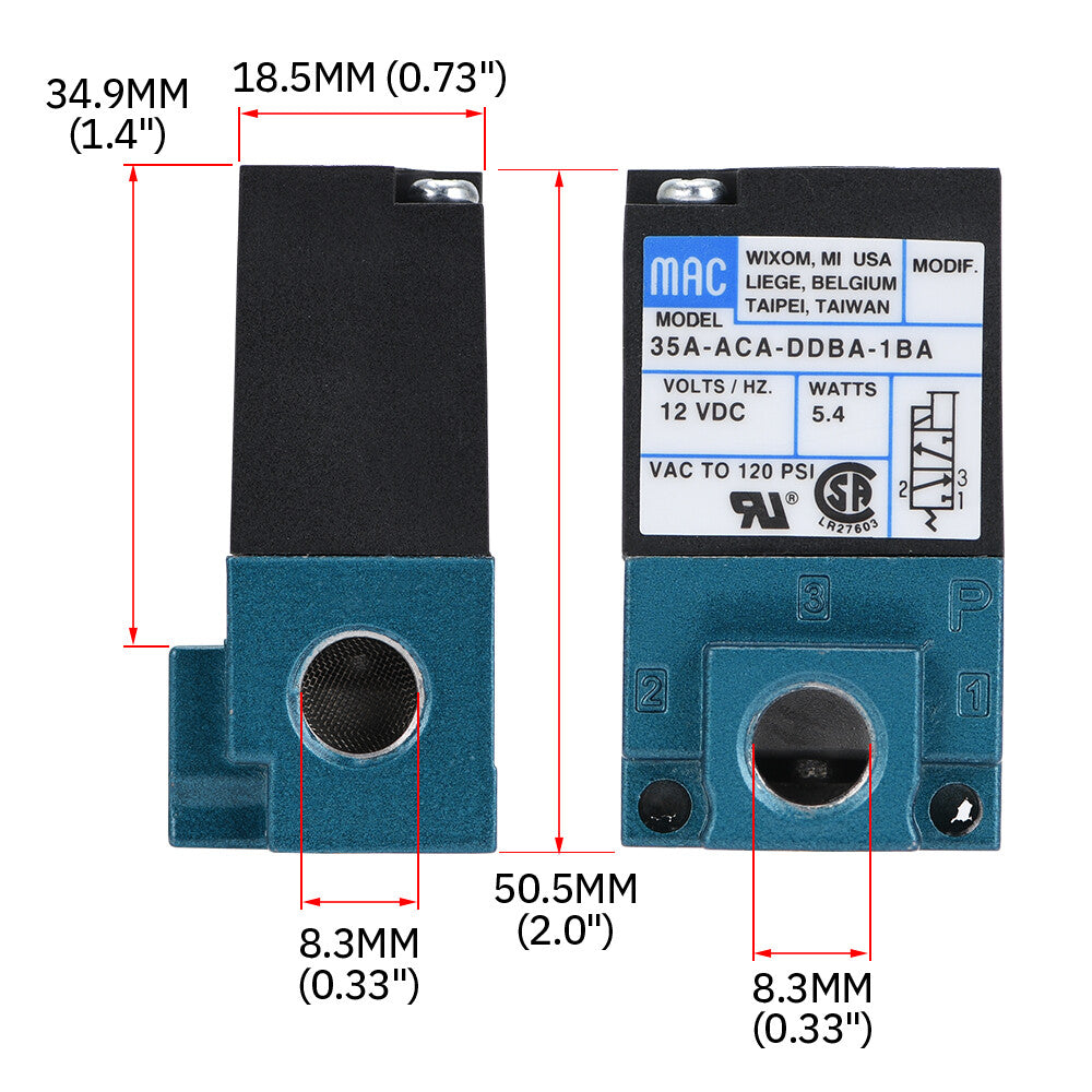 PWM 3 Port 5.4W Electronic Boost Control Solenoid Valve Kit For Most ECU DC12V