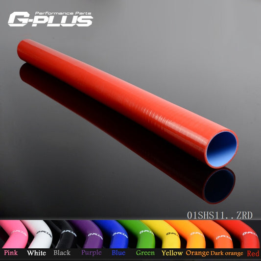 Red is suitable for 114 mm straight silicone coolant hose, 1 meter long intercooler tube.