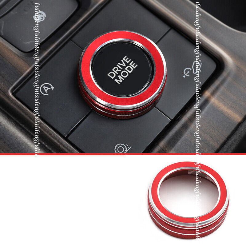 for Ford Explorer 2020-2022 Red Interior Console Driving Mode Switch Button Trim
