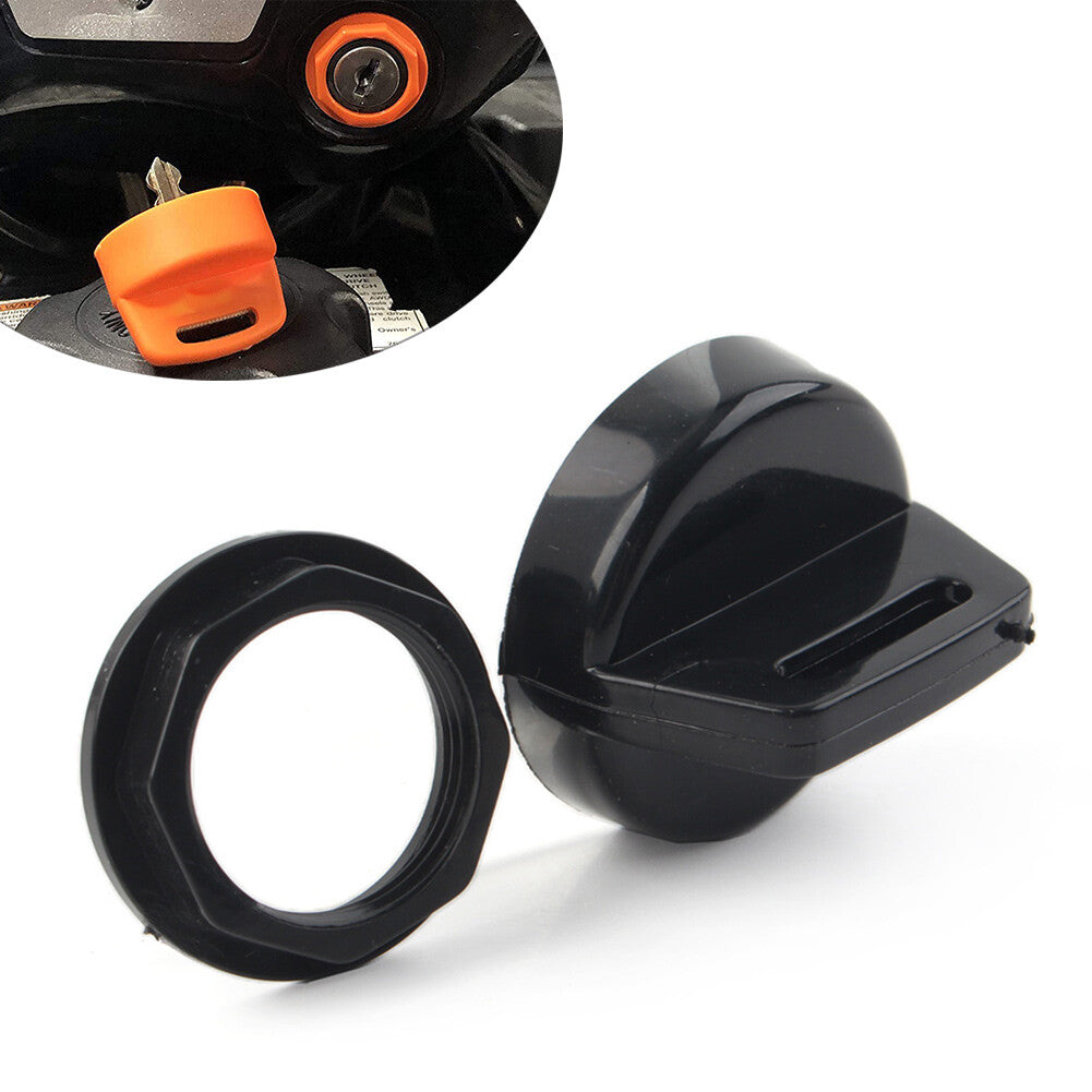 Ignition Key Cover w/Nut Black ABS for Polaris RZR XP 800-1000 Ranger Sportsman