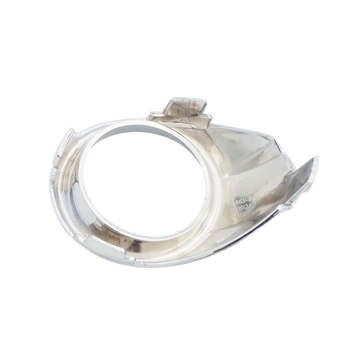 Right Chrome Front Fog Light Lamp Cover Bezel Trim Fit for Ford Fiesta 2009-2012