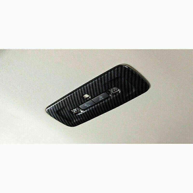 Carbon Fiber Color Rear Reading Light Lamp Cover Trim for Toyota for Camry 2018-2023