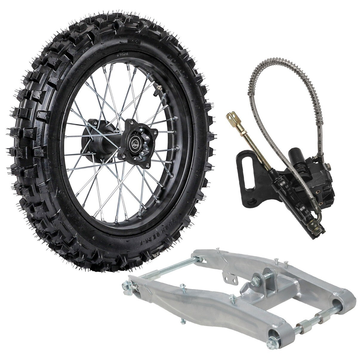 16-inch rear wheel swingarm kit, 90/100-16 tires and rims, Fo Dirt Pit bicycle, Taodao 125 150cc