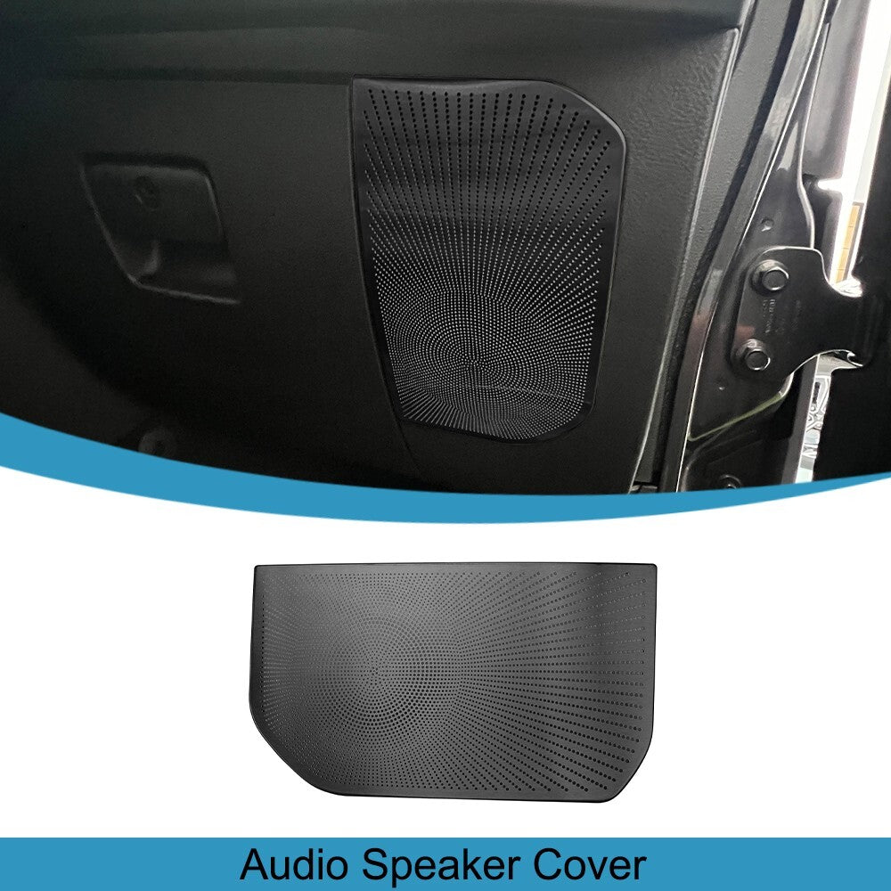 Center Console Lower Audio Speaker Cover Trim for Jeep for Wrangler JL 2024 Up Black