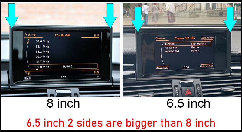 for Audi A6 C7 Car Multimedia Player Stereo GPS Radio Android Monitor MMI 4+64G