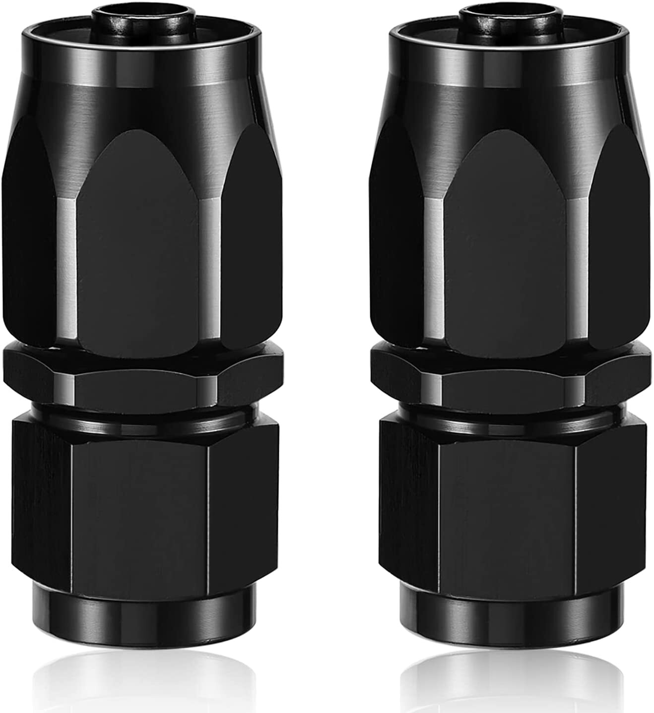 6AN straight rotary hose end connector sealing hose end connector suitable for braided fuel lines