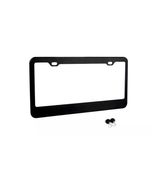Car license plate frame cover cap, rear trunk matte black, suitable for Saab for Smart .