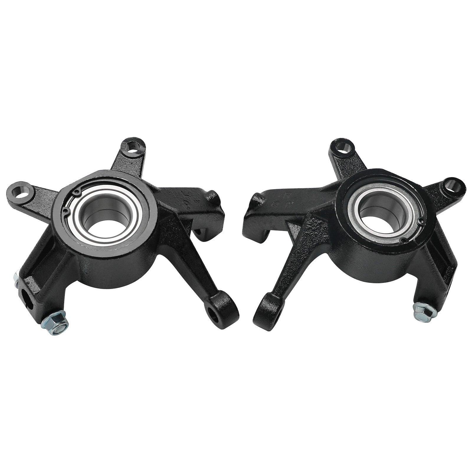 Front-wheel drive steering joint spindle suitable for DIY 4WD go-karts, all-terrain vehicles, and four-wheeled vehicles.