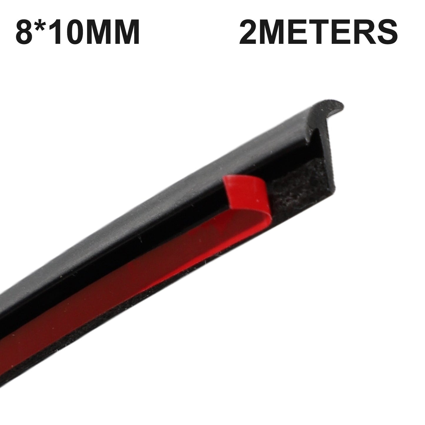 2-meter car door B-shaped rubber sealing strip, insulated wind vane sealing decoration