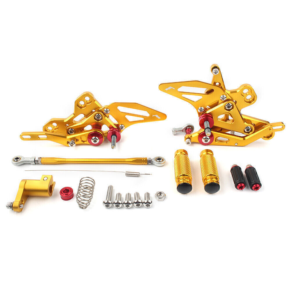 Gold Rearsets Foot Pegs Foot Rest for Honda CBR650R 2019-2022/CB650F 2014-2018