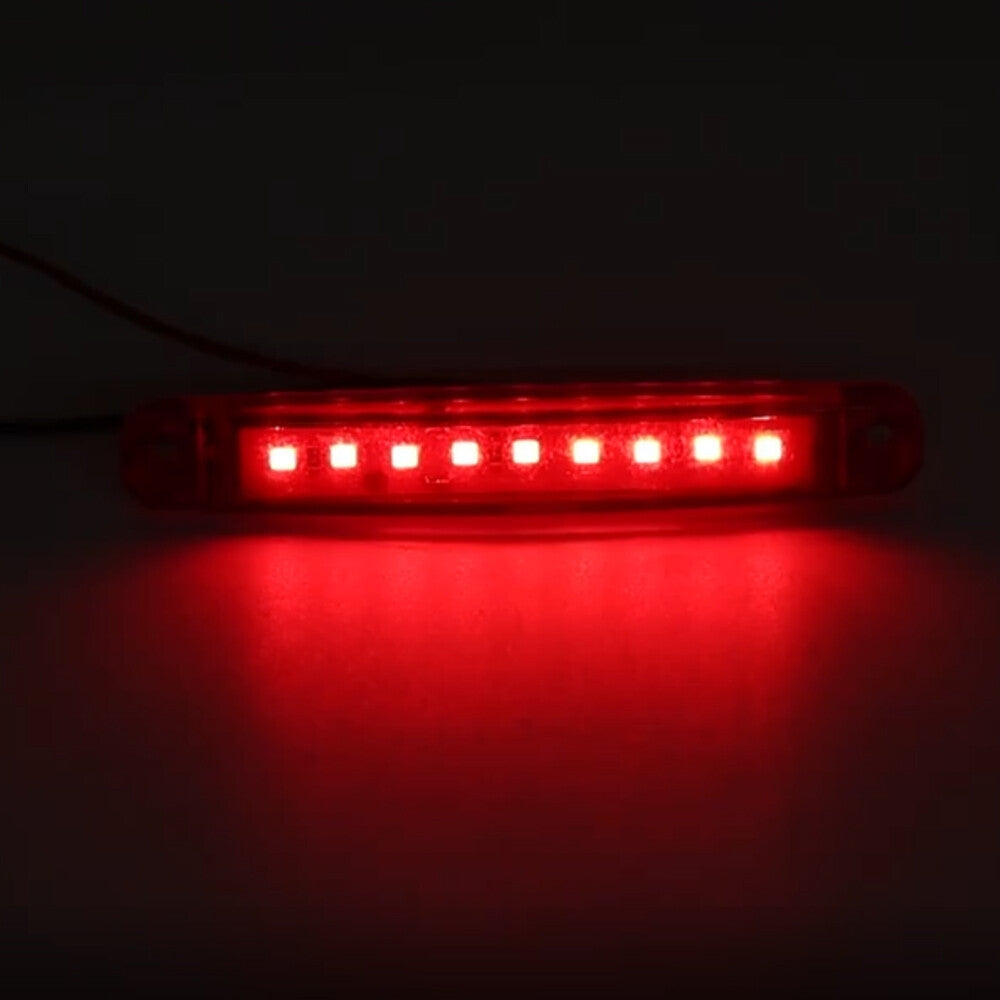 5-50X Sealed LED 9 LED Side Marker Lights Clearance 12V Car Truck Trailer Lorry