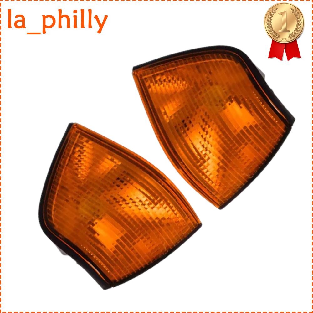 Fit For 3' E36 1992-2000 Front LH RH Turn Signal Indicator Light Cover Yellow