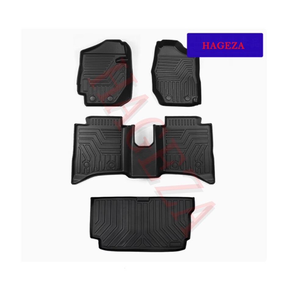 TPE Floor Mats Liners for Suzuki for Jimny 4Door Manual Gear Left Hand Drive 4pcs