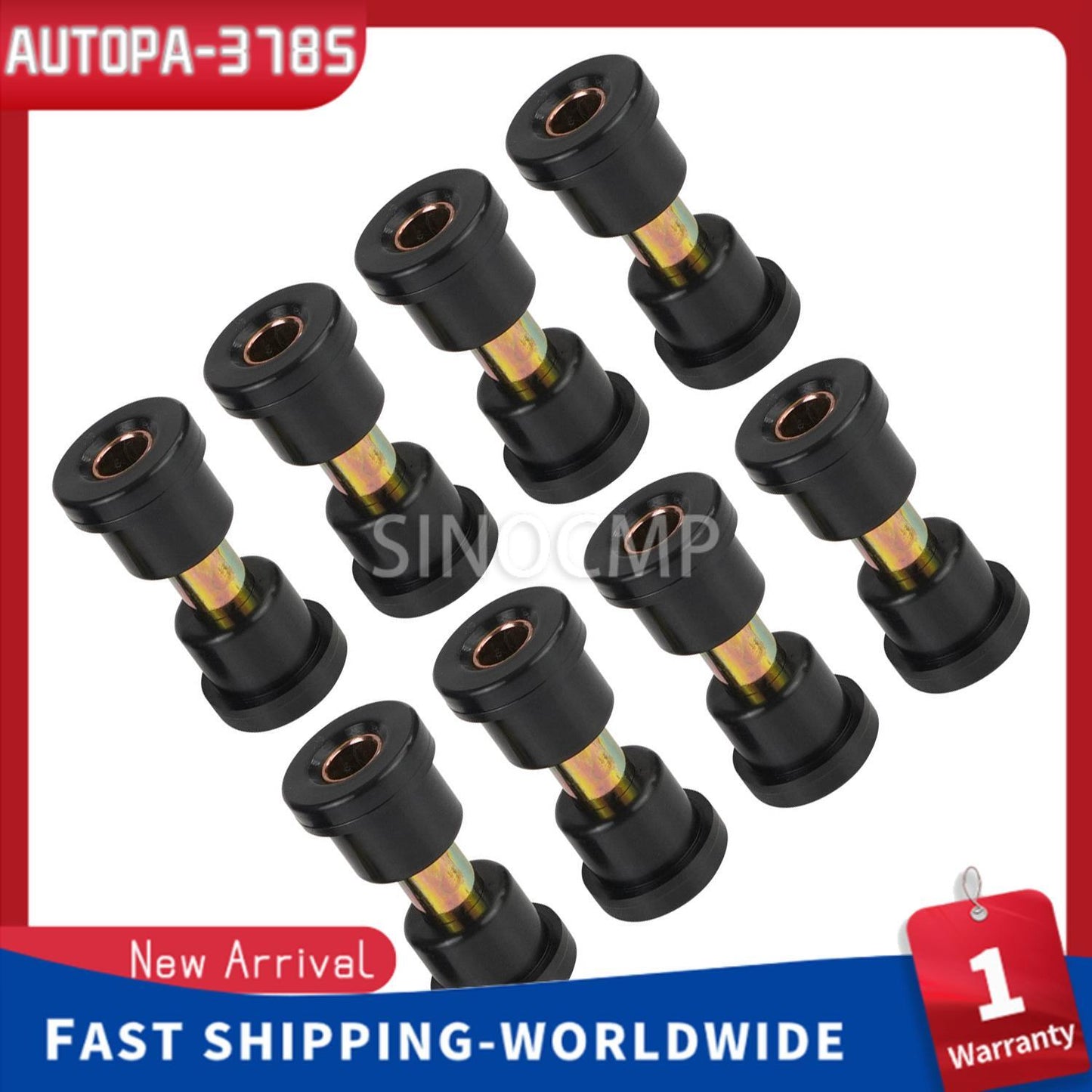 Club Car for DS Bushings Kit for Front Rear Leaf Spring  Upper A Arm Suspension NEW
