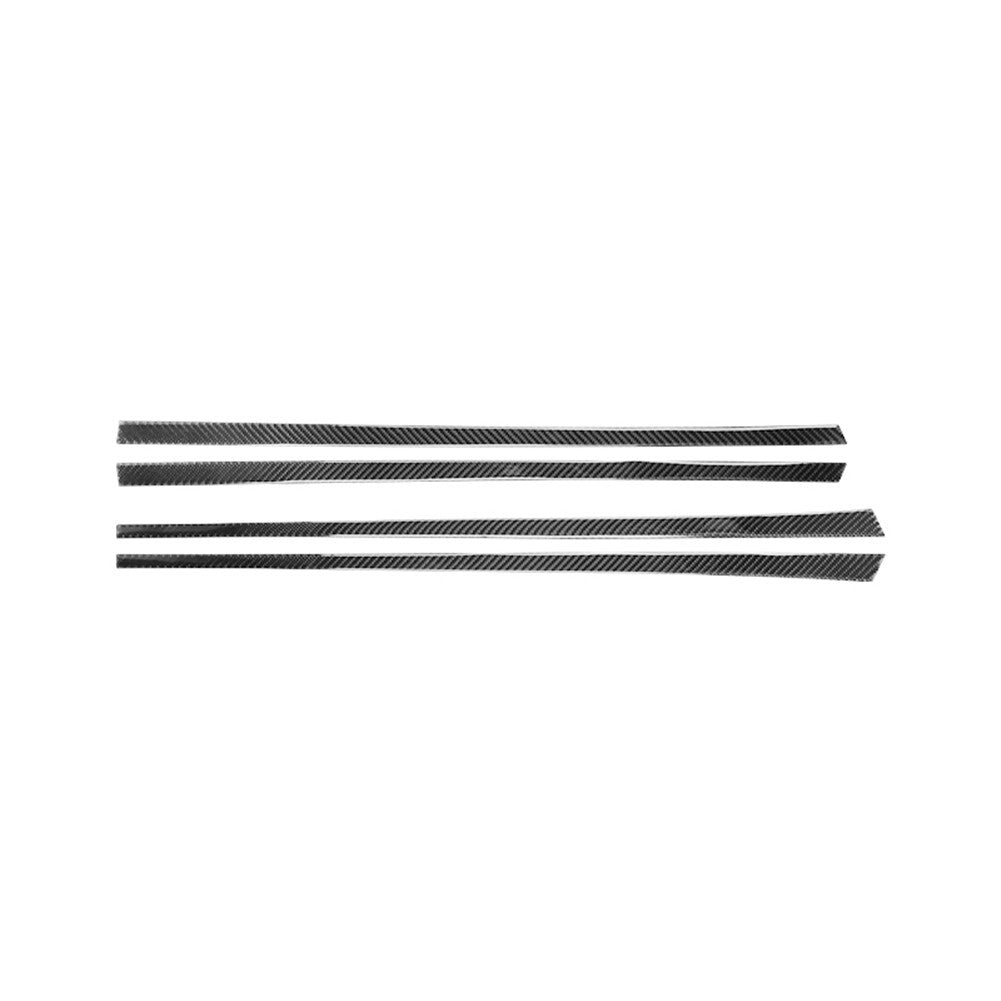 Carbon Fiber Front Rear Door Door Panel Cover Trim for Nissan Rogue 2014-2016