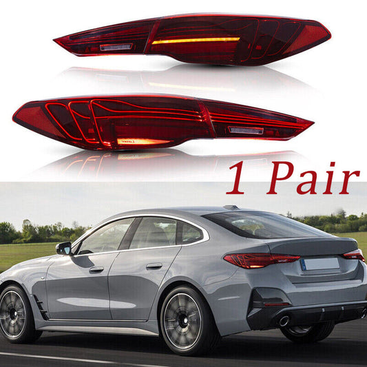 2-piece VLAND LED taillights for BMW 4 Series 2020+ G22 G23 G26 G82 M4 CSL Red Lens