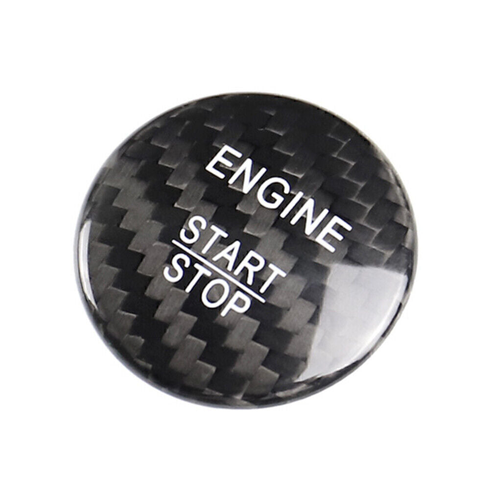 Carbon Fiber Engine Start Stop Push Button Cover Fit for Mercedes A B C E GLE GLC