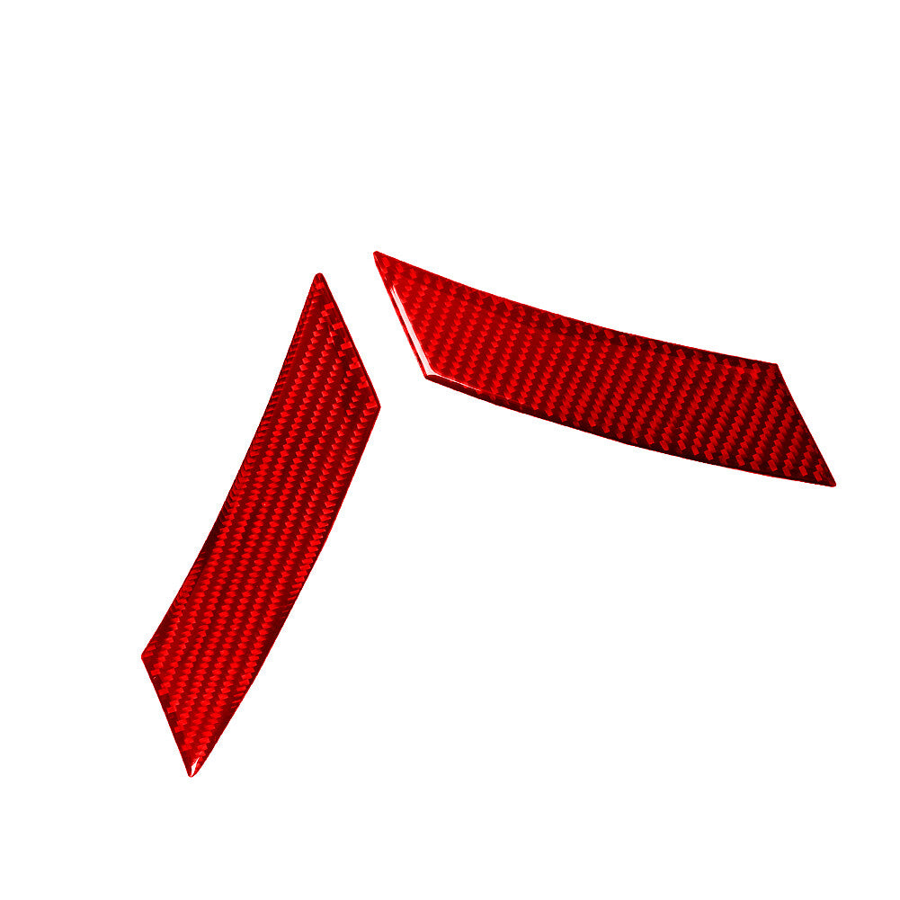 Red Carbon Fiber Rear Door Trim for Land Rover Discovery Sport 2015-2019