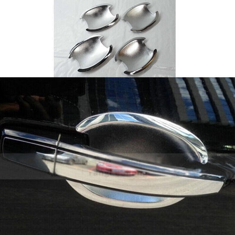 Chrome Exterior Outside Door Bowl Cover Trim 4PCS Fit for Cadillac SRX 10-16 SUV