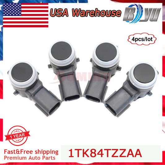 4x Black New Parking Assist Sensor for Chrysler 200 for Dodge Durango for Jeep Cherokee