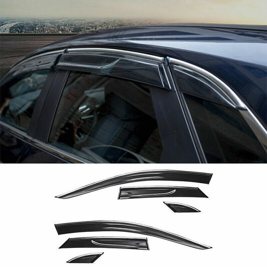 for mazda CX-30 2020-22 Black Window Visor Vent Sun Shade Rain Shield Guard Trim