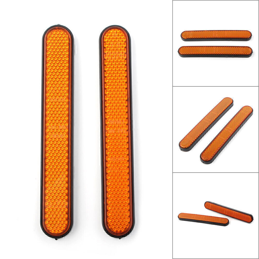 Rear Mudguard Fender Reflector Fit for Harley Sportster 883 1200 X48 A1 Orange