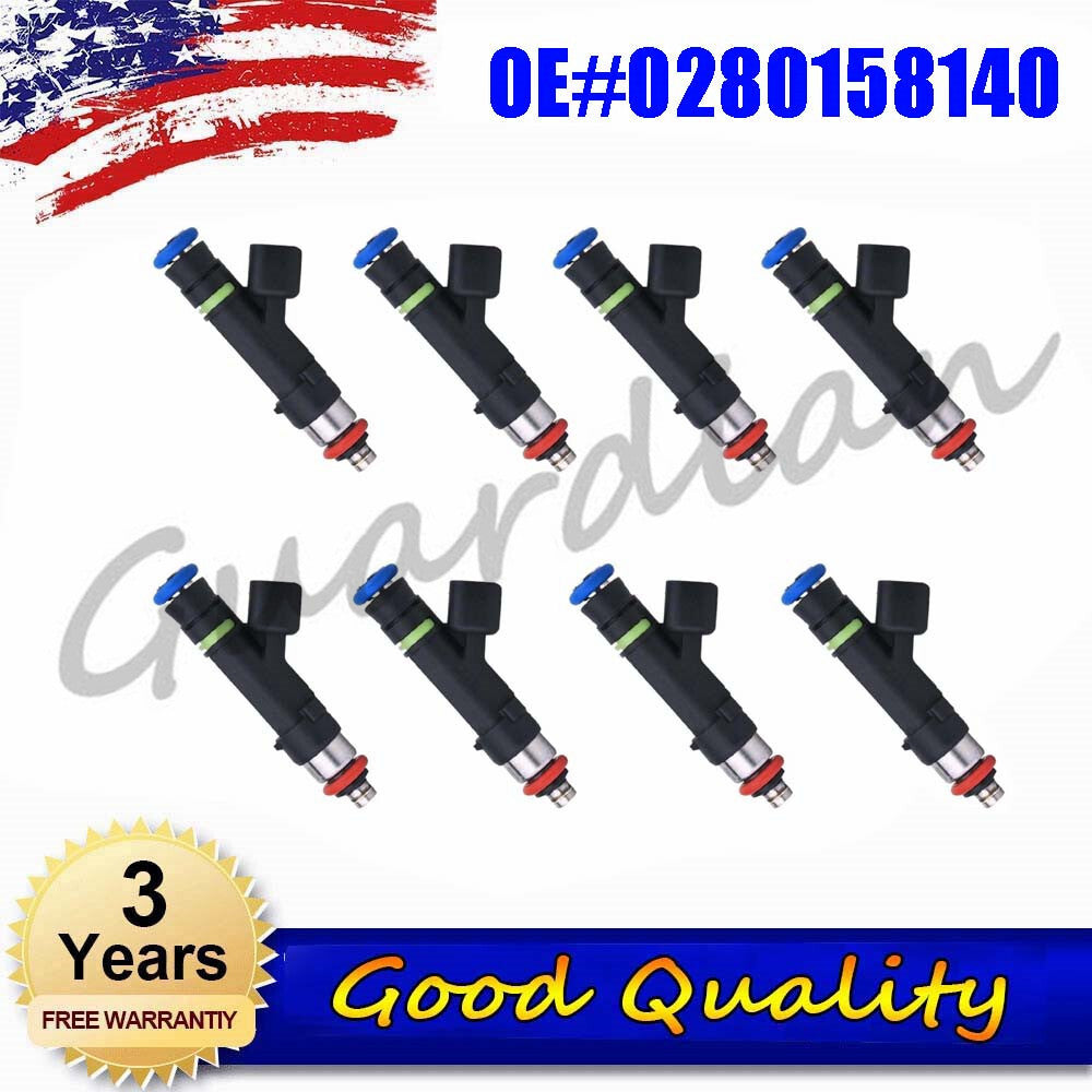 8-piece fuel injector replacement kit 0280158140 for Ford Expedition for Lincoln for Navigator