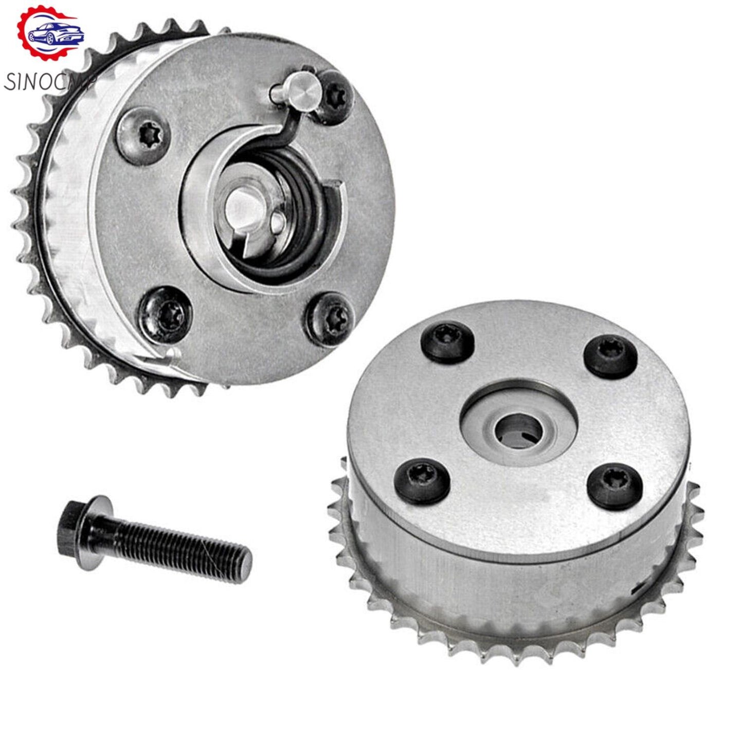PAIR VVT Timing Camshaft Gear Fit For 1.8L for TOYOTA for COROLLA 09-15 MATRIX PRIUS L4