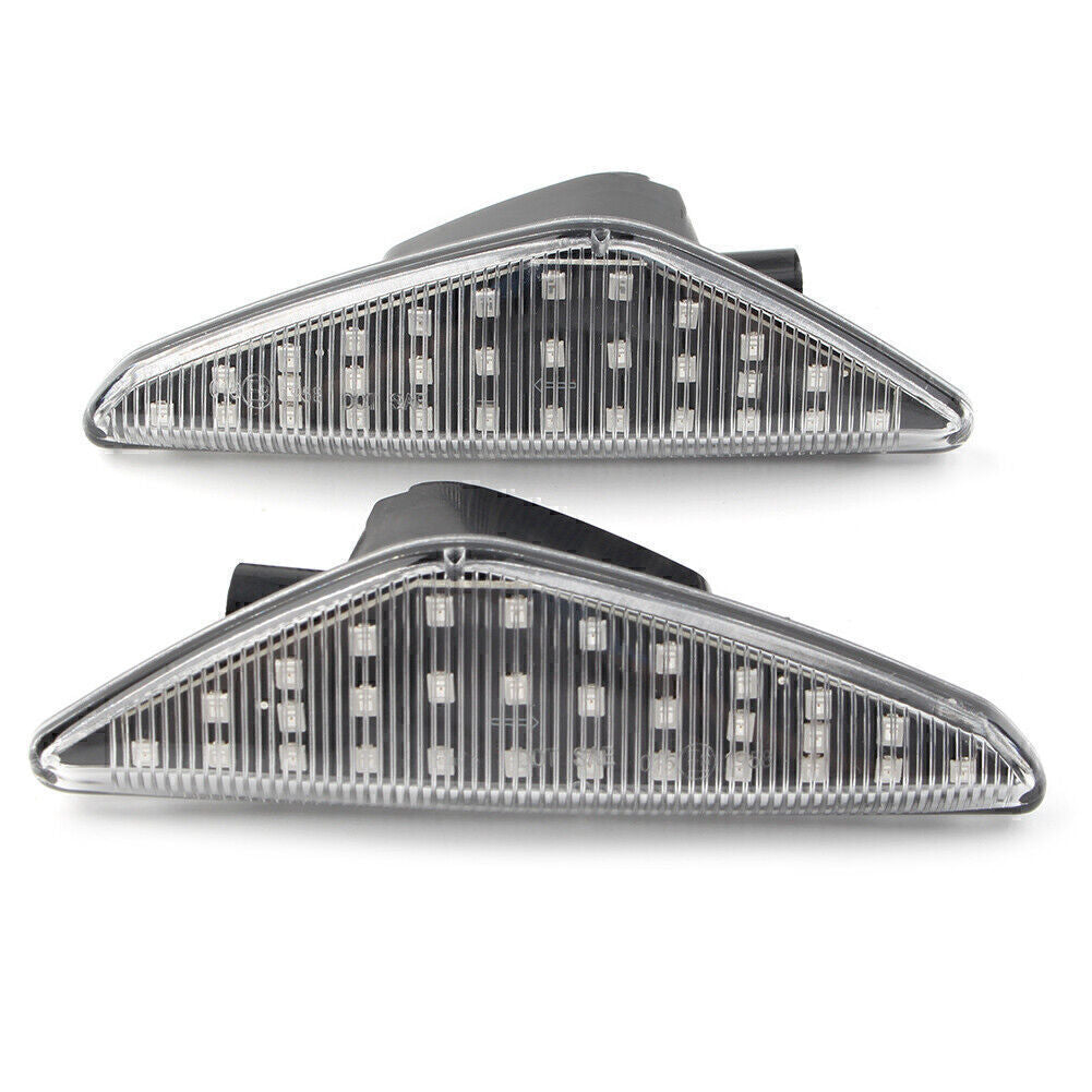 for BMW F25 E70 E71 X3 E72 X5 X6 Dynamic LED Side Marker Turn Signal Light Clear