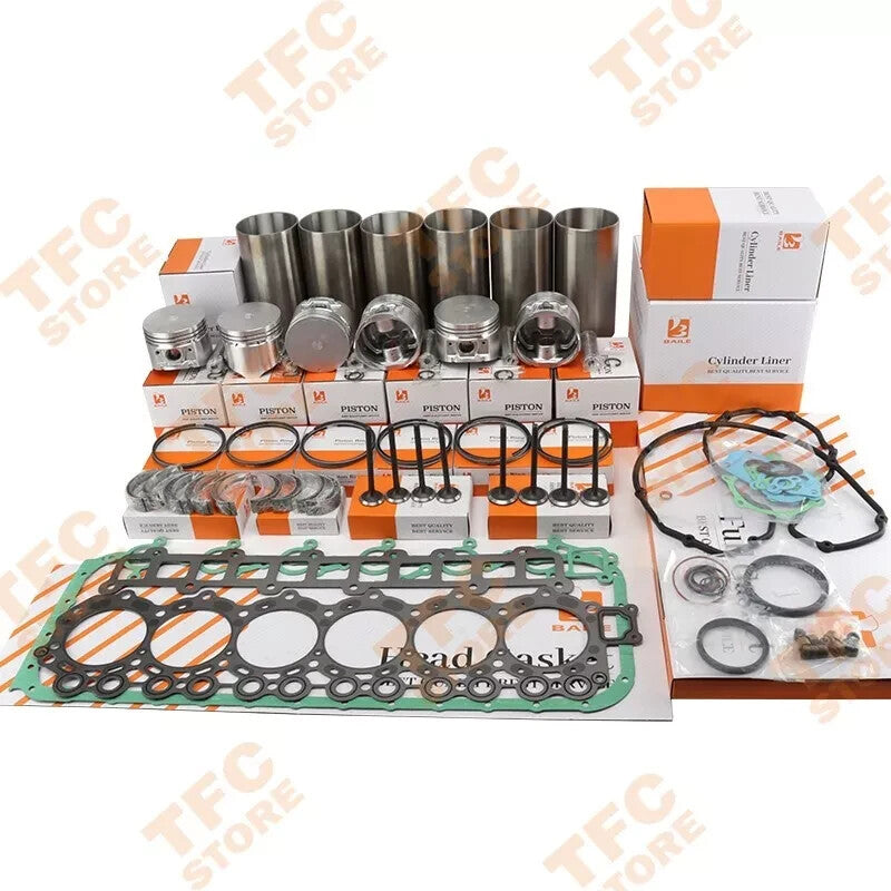 TB42 Engine Overhaul Rebuild Gasket Valve Kit for Nissan FG50-7 FG60-7 Forklift
