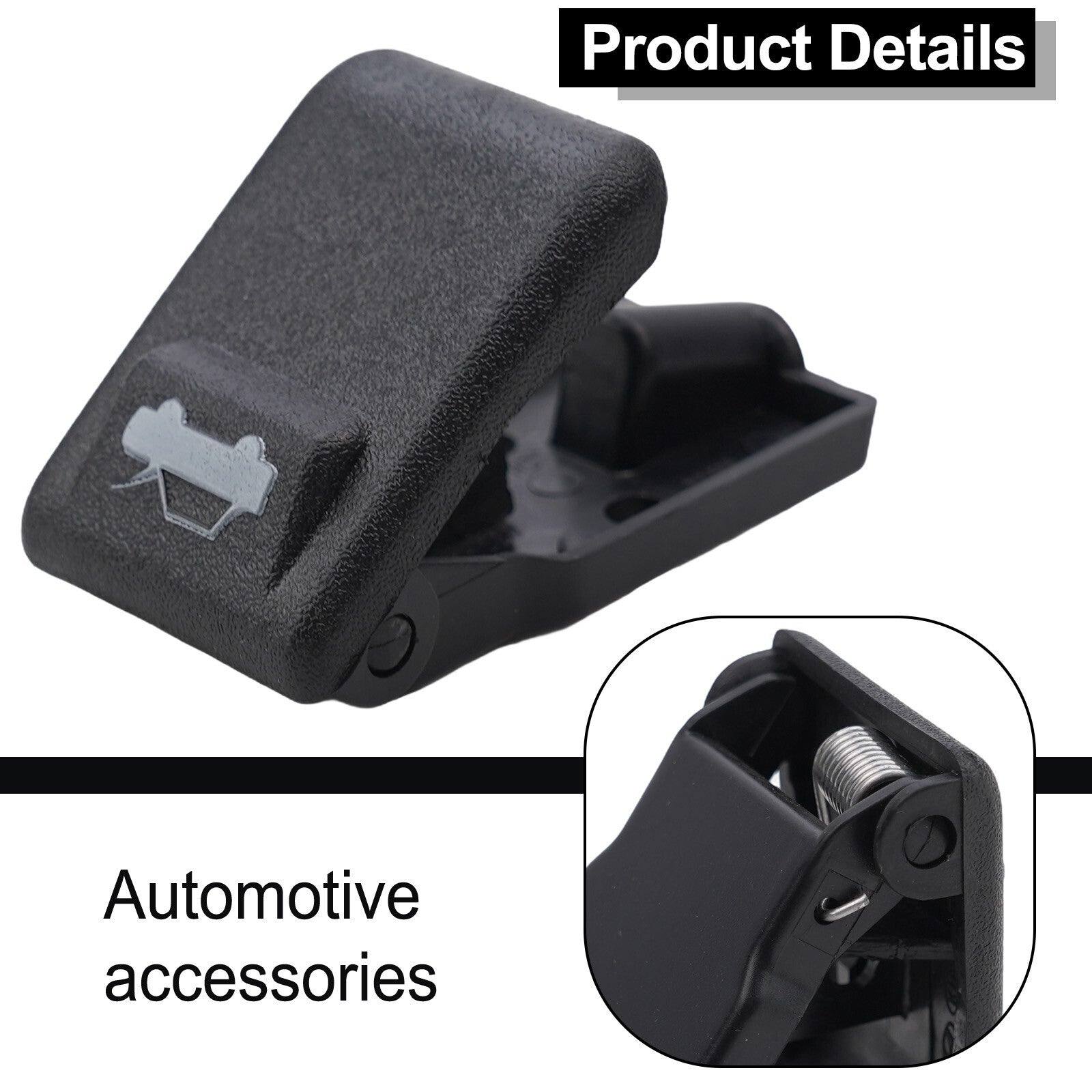 1Hood Latch Release Handle Switch Cover for Hyundai Accent for Elantra and for Kia K2