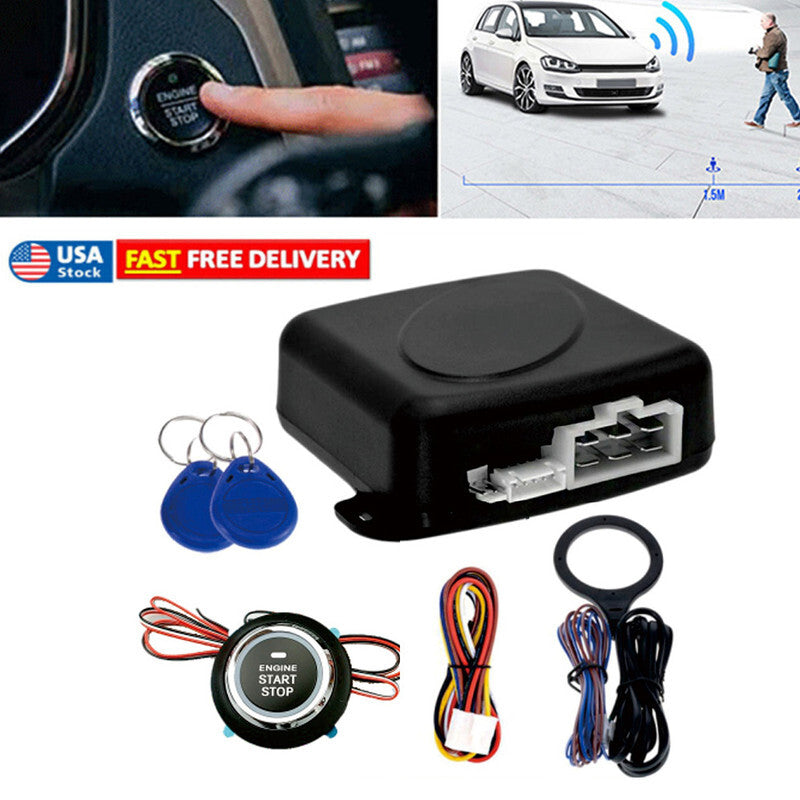 American keyless entry engine start alarm button remote starter ignition switch