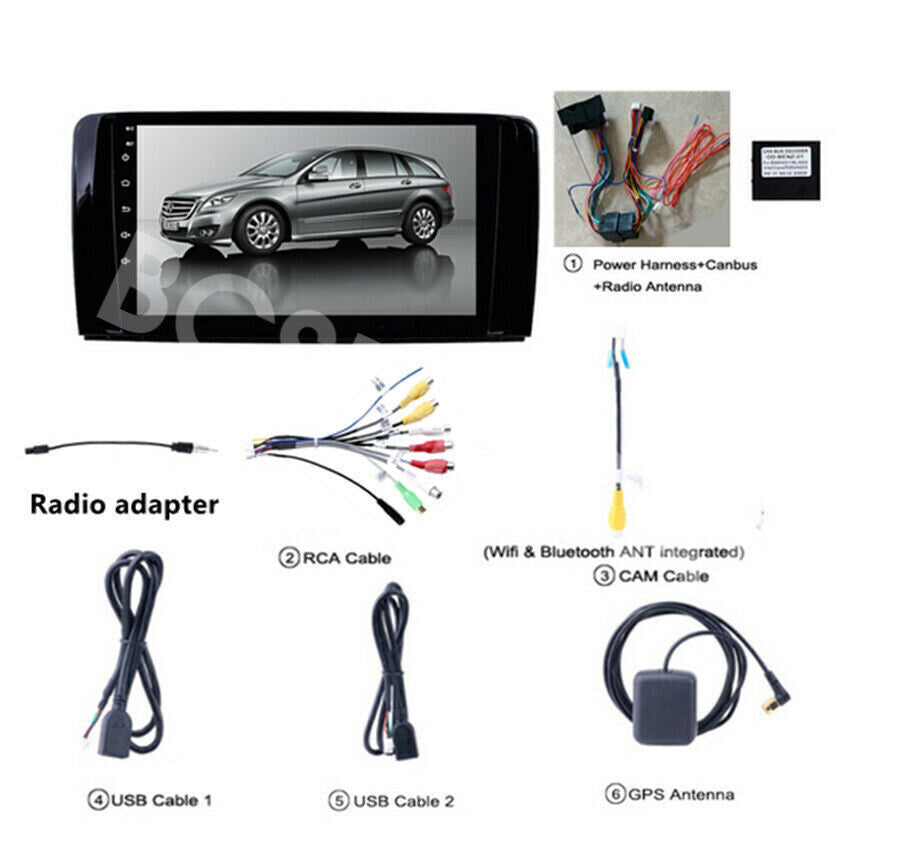 HD Multimedia Player Touch Screen Fit for Mercedes for Benz R-Class W251 2005-2017