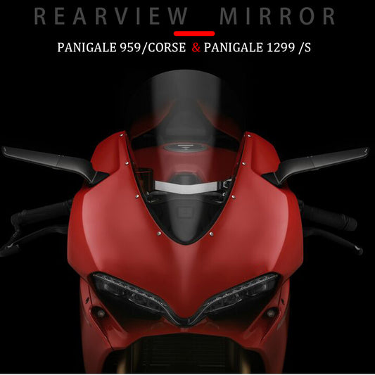 Dirt Bike for Ducati PANIGALE 1299 S Fixed Wind Wing Rotatable Rearview Mirrors