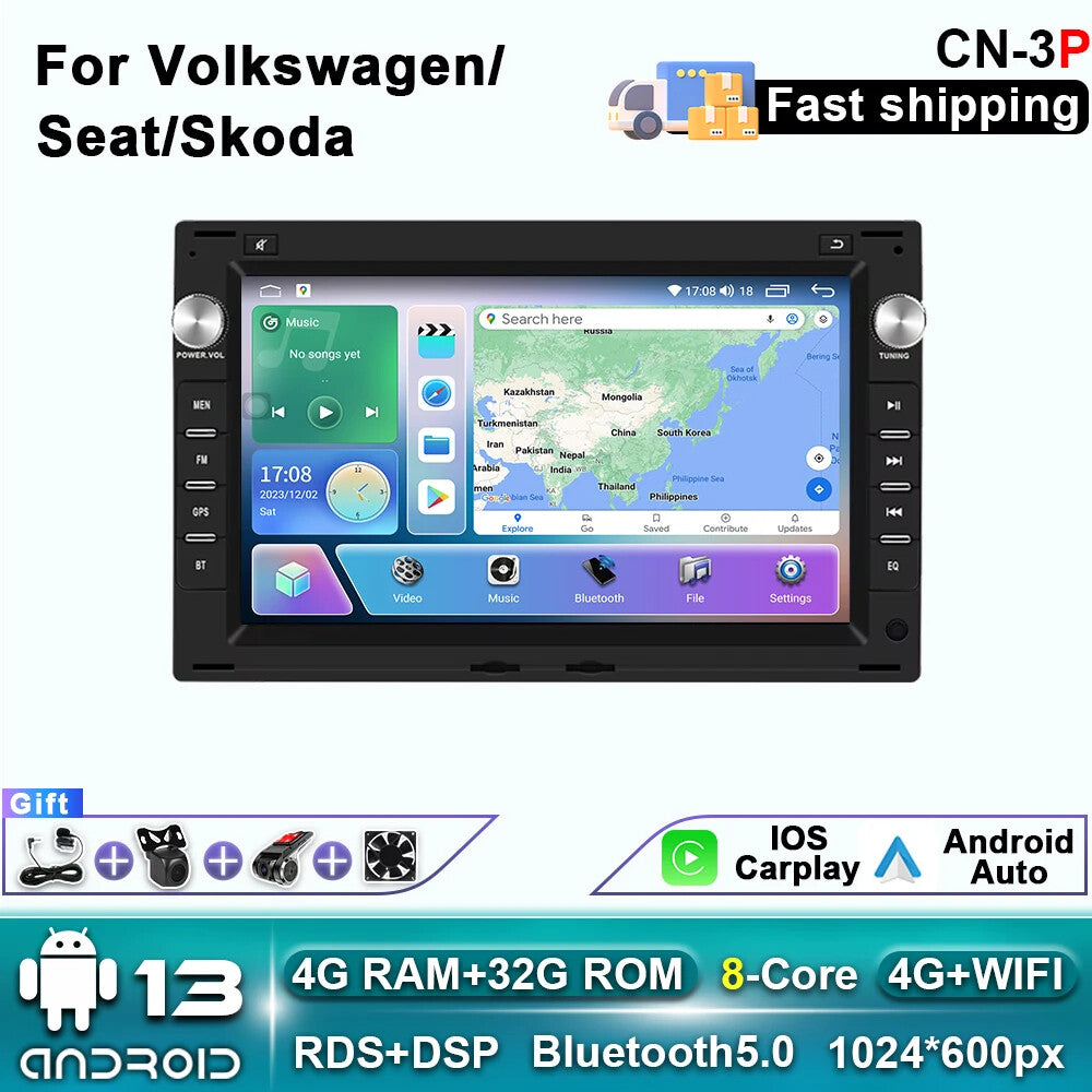 Android Car Radio for VW for Volkswagen for PASSAT B5 MK4 MK5 Player CarPlay Auto Screen