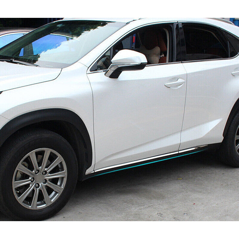 stainless Door Body Side Molding Sill Cover Trim for Lexus NX200t 300h 2015-2021