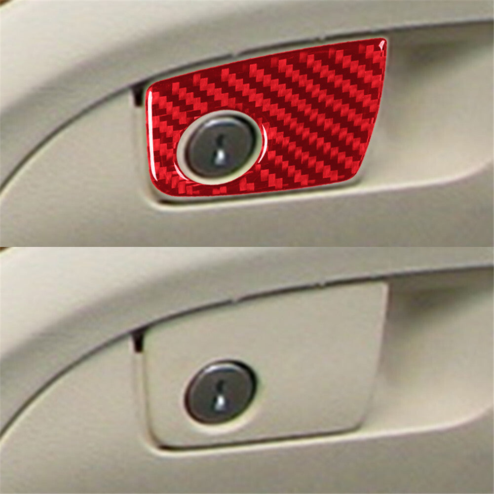 Passenger Storage Switch Panel Trim Cover Carbon Fiber for Acura TSX 2003-2008