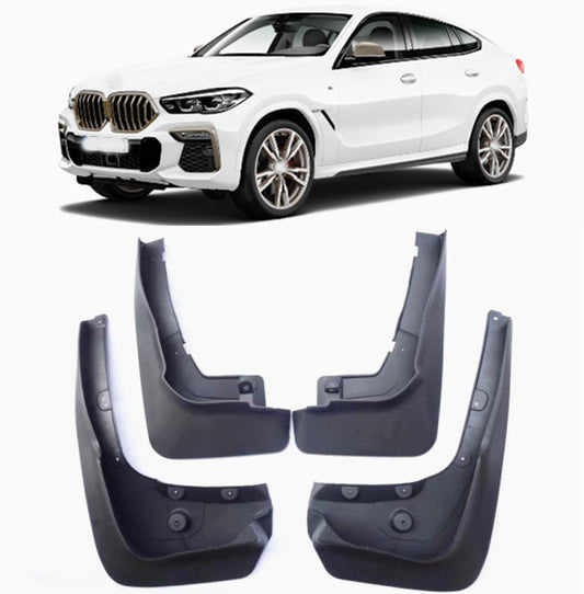4Pcs Splash Guards Mud Guards Flaps FOR 2020-2024 for BMW X6 M Sport G06