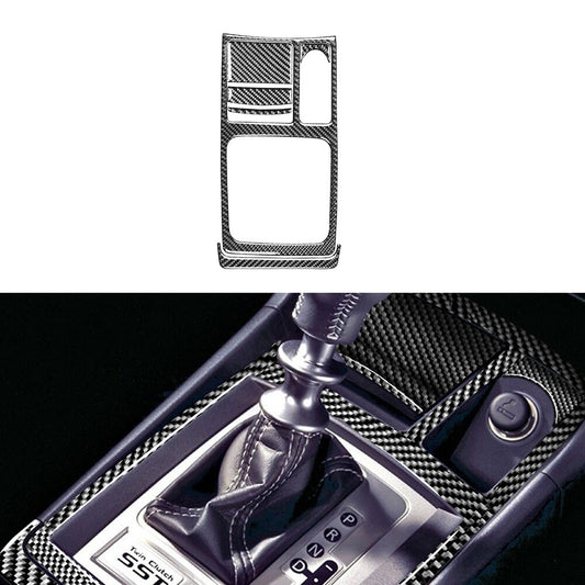 Carbon Fiber Ashtray Gear Shift Panel Cover Trim for Mitsubishi Lancer 2008-2015