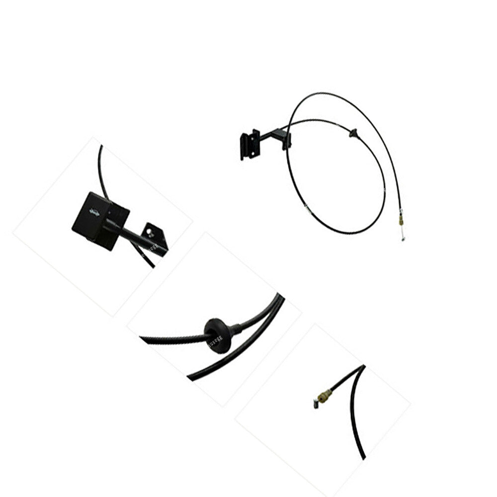 Black Hood Release Cable Fits for Jeep Cherokee Comanche Wagoneer 86-96 55026030
